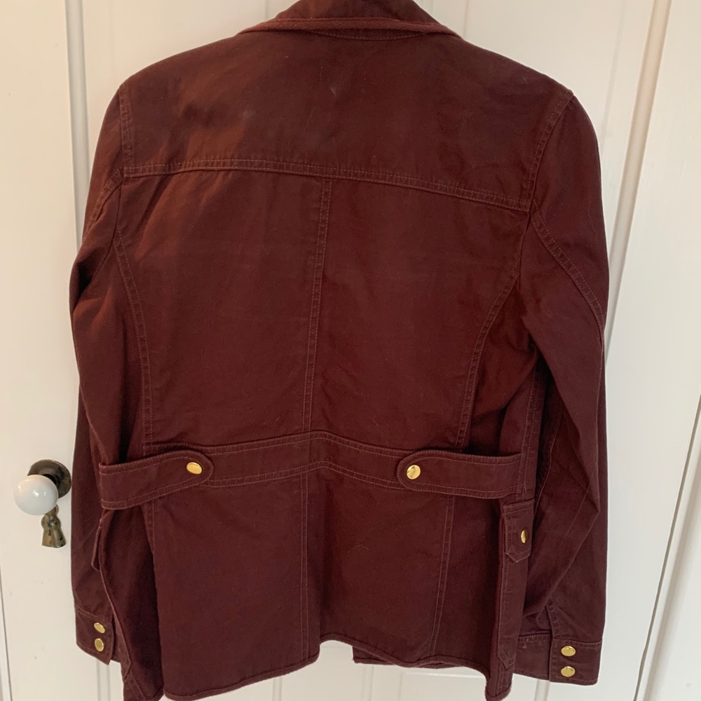J crew maroon jacket - size xs - Picture 3 of 3